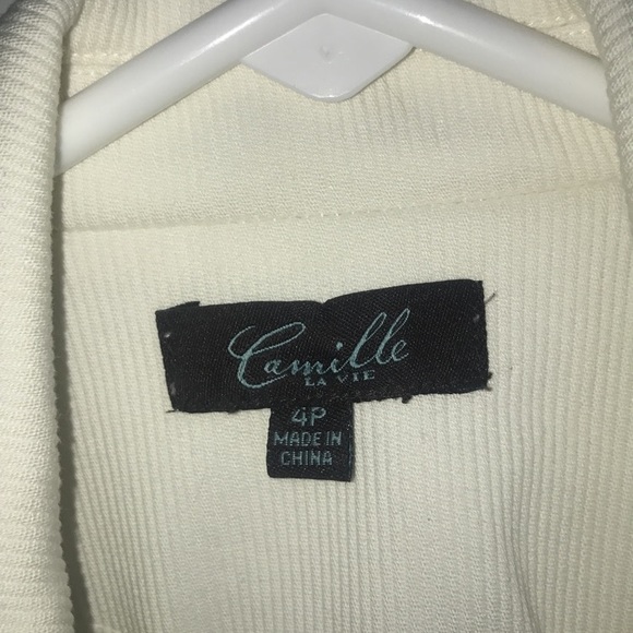 Women's blazer (white) - Picture 4 of 8